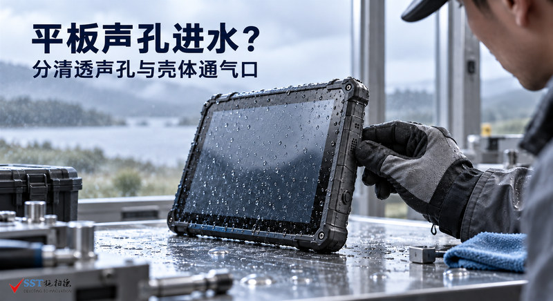 平板电脑声孔进水场景示意