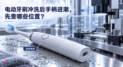 电动牙刷手柄与电子仓结构工程场景